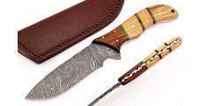 Handmade Custom Damascus Steel 12" Hunting Knife