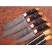 Custom Damascus Steel 4 Pcs Kitchen Knife Set GladiatorsGuild GG-50