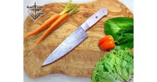 Damascus Chef Knife w/ Bone Handle