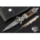 Cool Damascus Steel Folding Pocket Knife 5511S